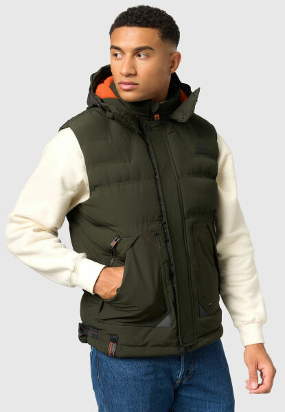 Navahoo Stone Harbour Egoor Herren Winter Steppweste Sonderangebot der Fabrik