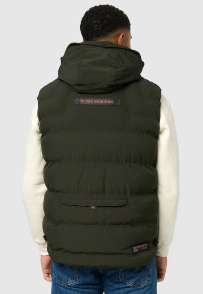 Navahoo Stone Harbour Egoor Herren Winter Steppweste Sonderangebot der Fabrik