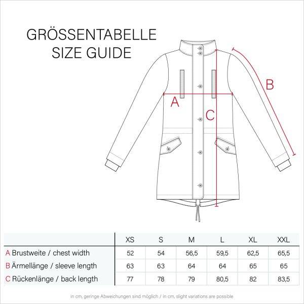 Navahoo Navahoo Avrille Damen Parka Winterjacke mit Kapuze Clearance-Verkauf