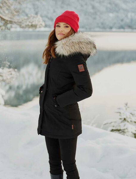Navahoo Navahoo Cristal Damen Winterjacke Parka mit Kunstfell zollfrei