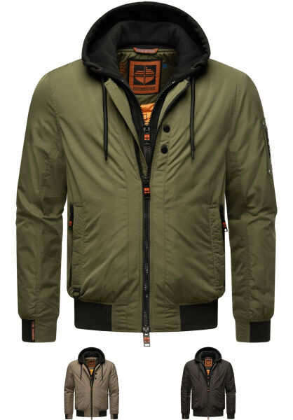 Navahoo Stone Harbour Hoobo Herren Bomber Jacke Blitzverkäufe