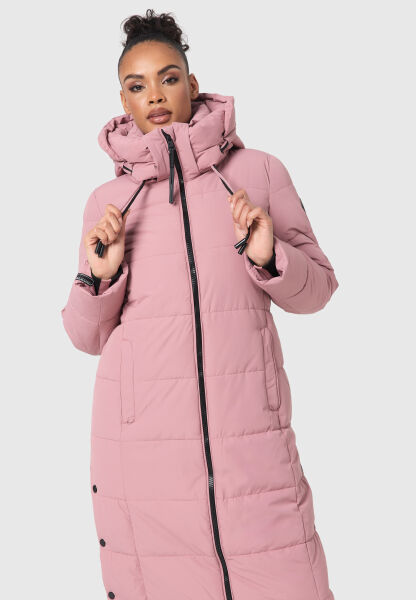 Navahoo Nadeshikoo Damen lange Winter Steppjacke Versandkostenfrei