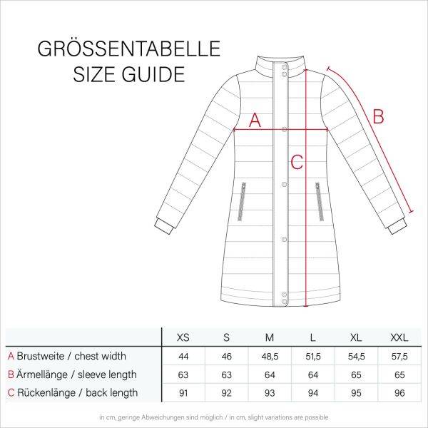 Navahoo Nanakoo Damen Trenchcoat Wintermantel Vatertagsangebot