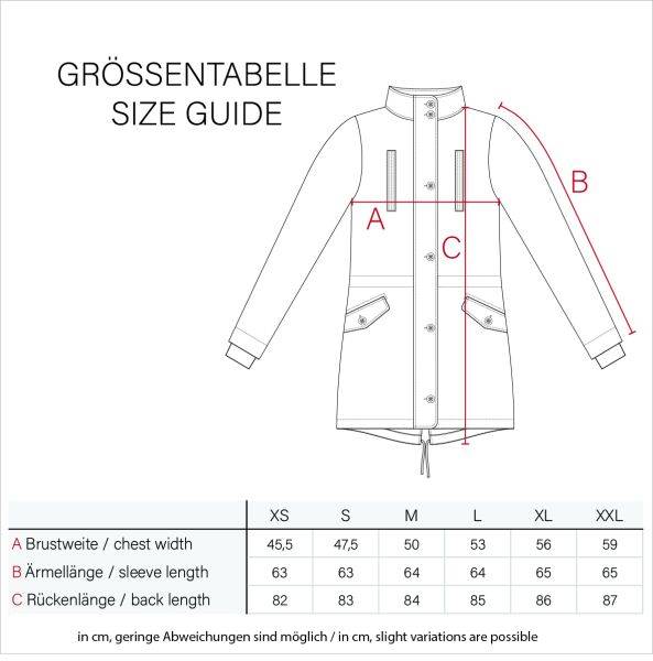 Navahoo Leilaniaa Damen Mantel Trenchcoat Wintermantel mit Kapuze Bestseller