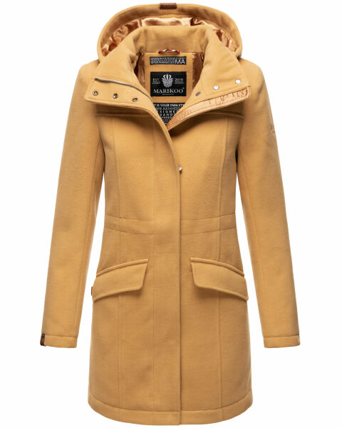 Navahoo Leilaniaa Damen Mantel Trenchcoat Wintermantel mit Kapuze Bestseller