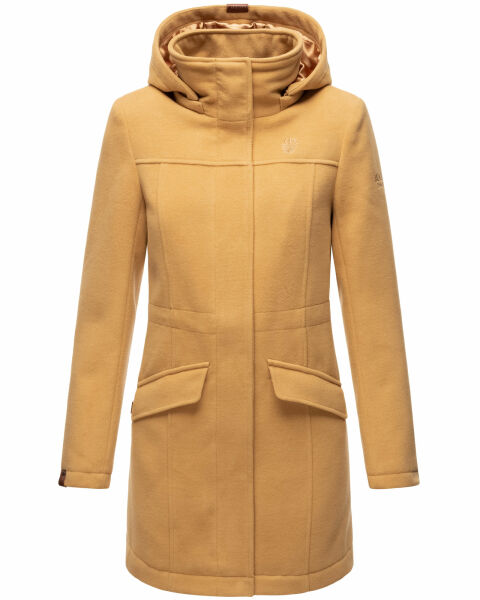 Navahoo Leilaniaa Damen Mantel Trenchcoat Wintermantel mit Kapuze Bestseller
