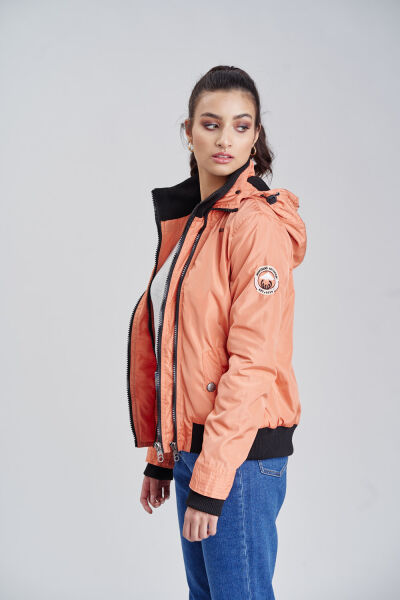 Navahoo Luyuu Damen Herbstjacke Frühjahrsjacke mit Kapuze Tägliche Deals