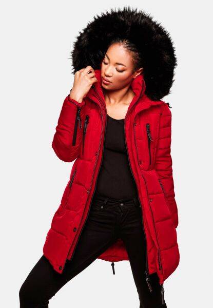 Navahoo Moonshine warme Damen Parka Winterjacke gesteppt Wochenangebot