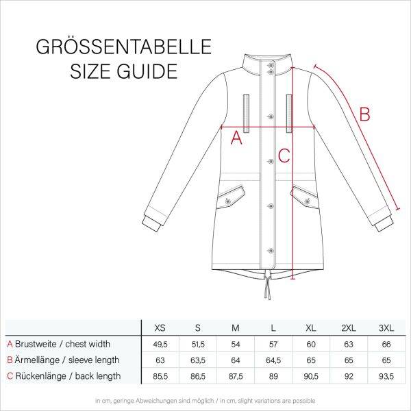 Navahoo Moonshine warme Damen Parka Winterjacke gesteppt Wochenangebot
