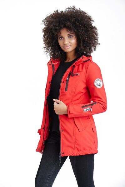 Navahoo Zimtzicke Damen lange Softshell Jacke Vierteljährliche Förderung