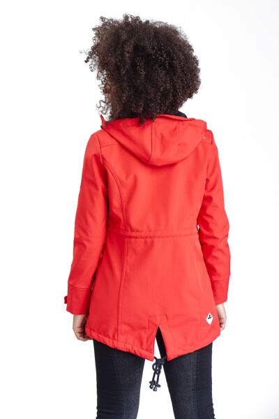 Navahoo Zimtzicke Damen lange Softshell Jacke Vierteljährliche Förderung