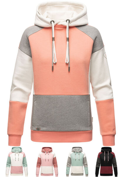 Navahoo Navahoo Babykätzchen Damen Blocking Color Hoodie Kapuzenpullover Bis zu 55% Rabatt