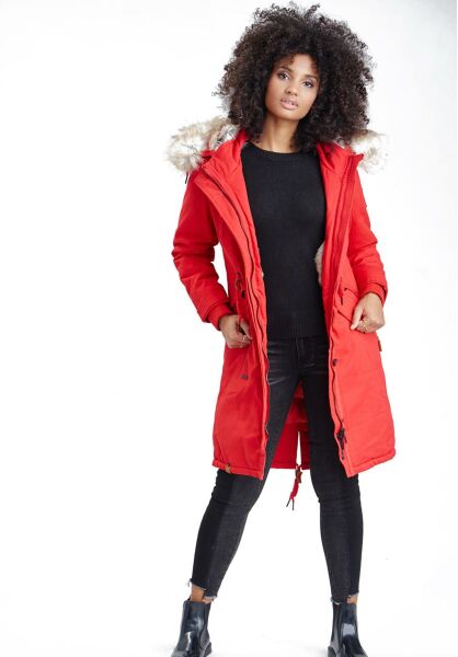 Navahoo Navahoo Kin-Joo Damen Parka Winterjacke Mit Kapuze Riesige Rabatte