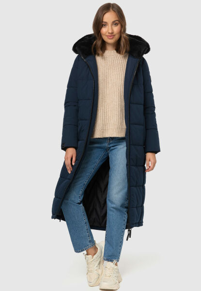 Navahoo Navahoo Knuddelfee Damen lange Winterjacke Clearance-Verkauf