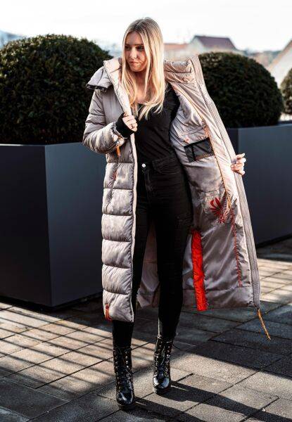 Navahoo Navahoo Kristallblume Damen Winter Steppjacke Fabrikladen