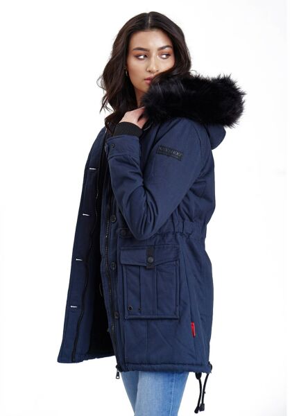 Navahoo Navahoo Luluna Damen Winterjacke mit Kunstfell Auslauf