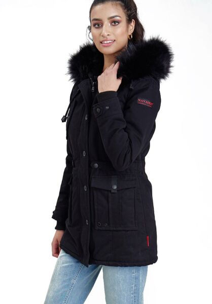 Navahoo Navahoo Luluna Damen Winterjacke mit Kunstfell Auslauf