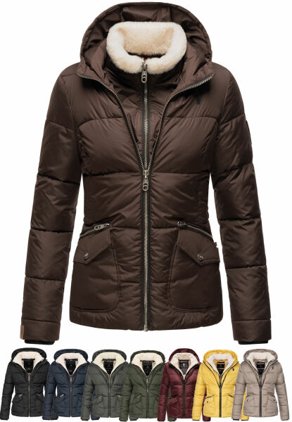 Navahoo Navahoo Megan Damen Winter Steppacke mit Kapuze im Angebot