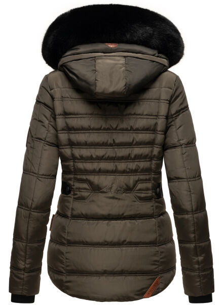 Navahoo Navahoo Melikaa Damen Winterjacke mit Kunstfellkragen & Kapuze Günstiger Verkauf
