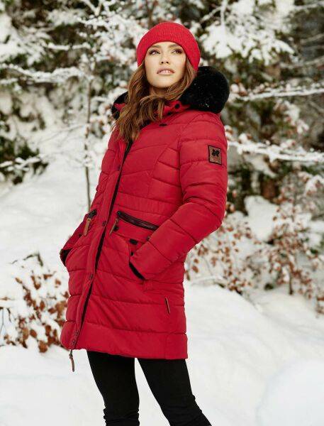 Navahoo Navahoo Paula Damen Parka Winterjacke Gefüttert Versandkostenfrei