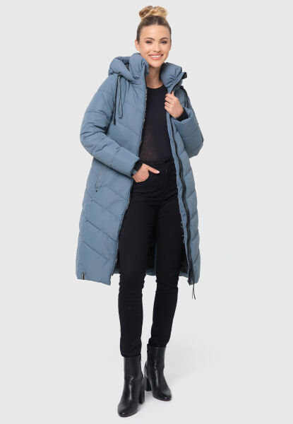 Navahoo Navahoo Sahnekatzi Damen lange Winter Steppjacke Cyber Monday