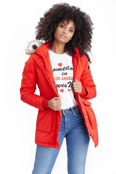 Navahoo Navahoo Schneeengel Damen Jacke mit Kapuze Valentinstagsangebot