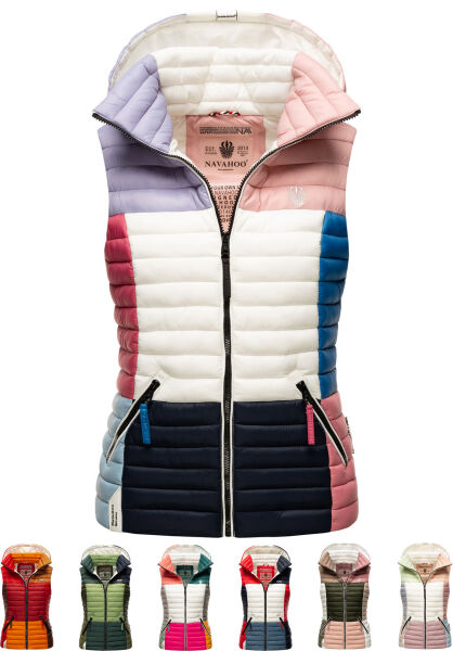 Navahoo Navahoo Shadaa Multikulti Damen Weste ärmellose Steppweste Top Angebot