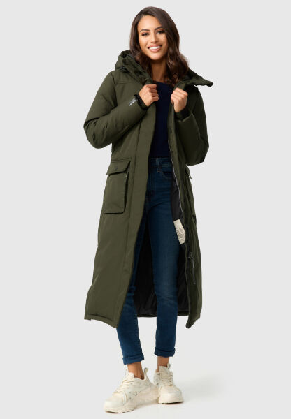Navahoo Navahoo Wolkenfrost lange Damen Winterjacke Sonderangebote