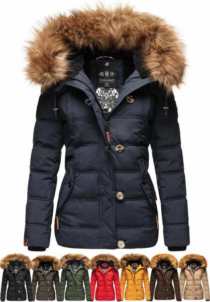 Navahoo Navahoo Zoja Damen gespteppte Jacke mit Teddyfell Wochenangebot