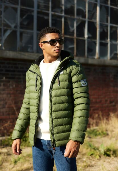 Navahoo Stone Harbour Zaharoo wasserdichte Herren Regen Steppjacke Fabrikladen