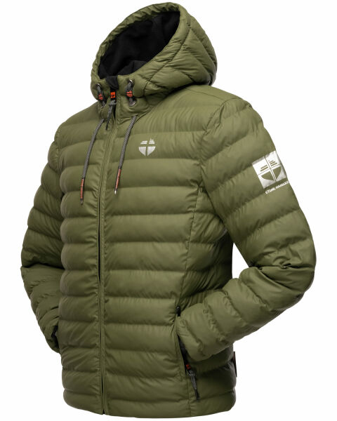 Navahoo Stone Harbour Zaharoo wasserdichte Herren Regen Steppjacke Fabrikladen