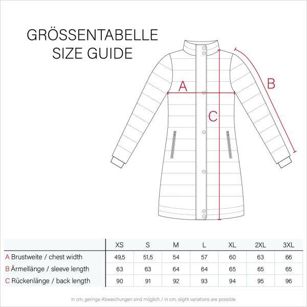 Navahoo Chaskaa Damen lange Winter Steppjacke mit KunstfellKragen Im Verkauf
