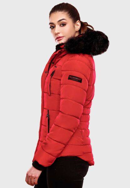 Navahoo Lotusblüte warme Damen Winterjacke gesteppt mit Kunstfell 50% Rabatt für begrenzte Zeit