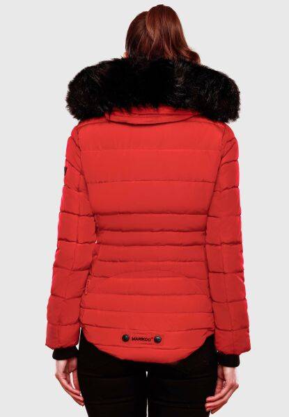 Navahoo Lotusblüte warme Damen Winterjacke gesteppt mit Kunstfell 50% Rabatt für begrenzte Zeit