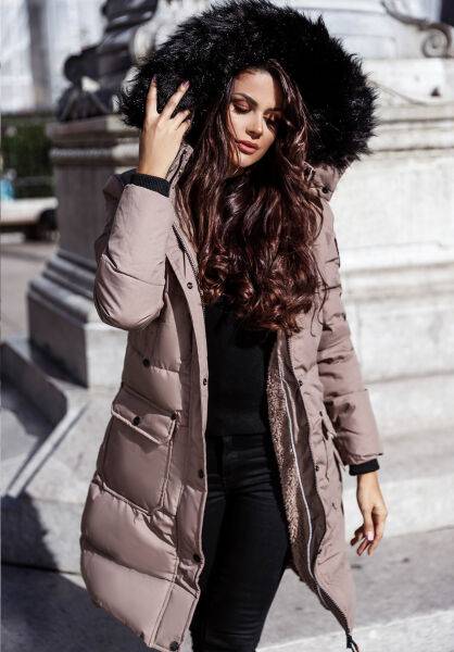 Navahoo Navahoo Cosimaa Damen Parka Winterjacke mit Regenschirm und Tragetasche Schlussverkauf