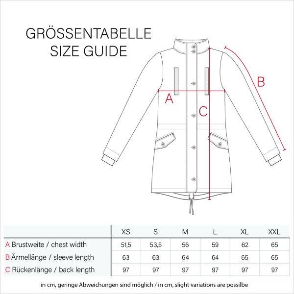 Navahoo Navahoo Cosimaa Damen Parka Winterjacke mit Regenschirm und Tragetasche Schlussverkauf