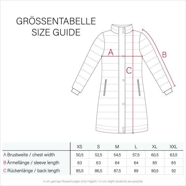 Navahoo Navahoo Lotusblüte Princess Damen lange Winter Steppjacke Blitzverkäufe