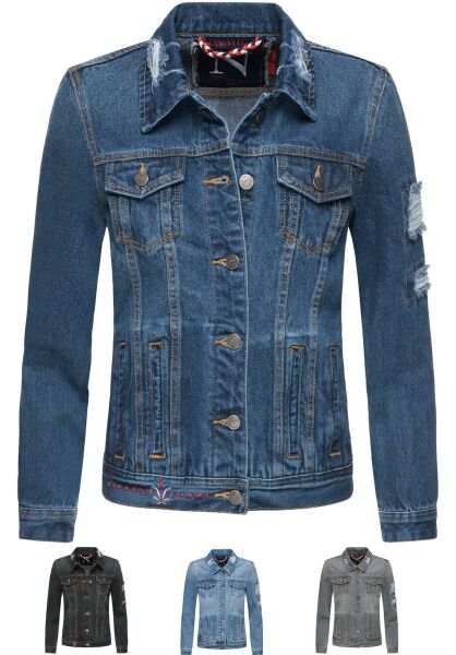 Navahoo Navahoo Pamuyaa Damen Jeans Jacke Kostenloser Versand