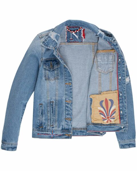 Navahoo Navahoo Pamuyaa Damen Jeans Jacke Kostenloser Versand