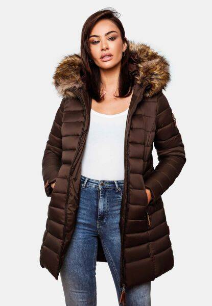 Navahoo Rose Damen Lange Winter Steppjacke Günstig kaufen