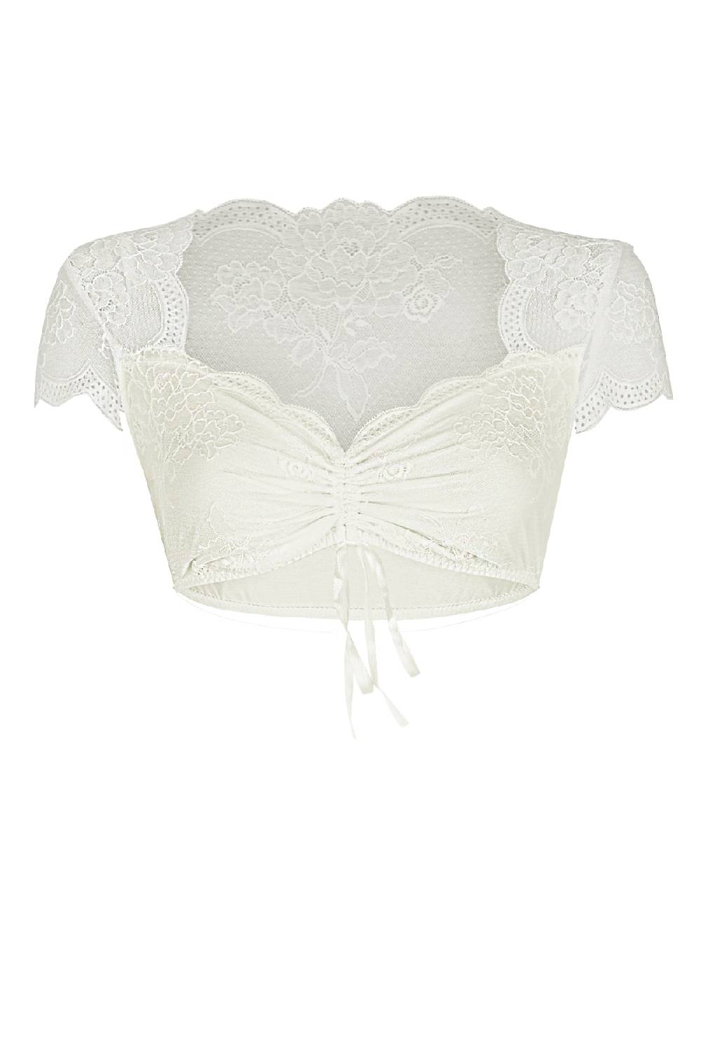 Nina Von C. Dirndl-Bluse Sybille, kurzarm Sonderangebot der Fabrik