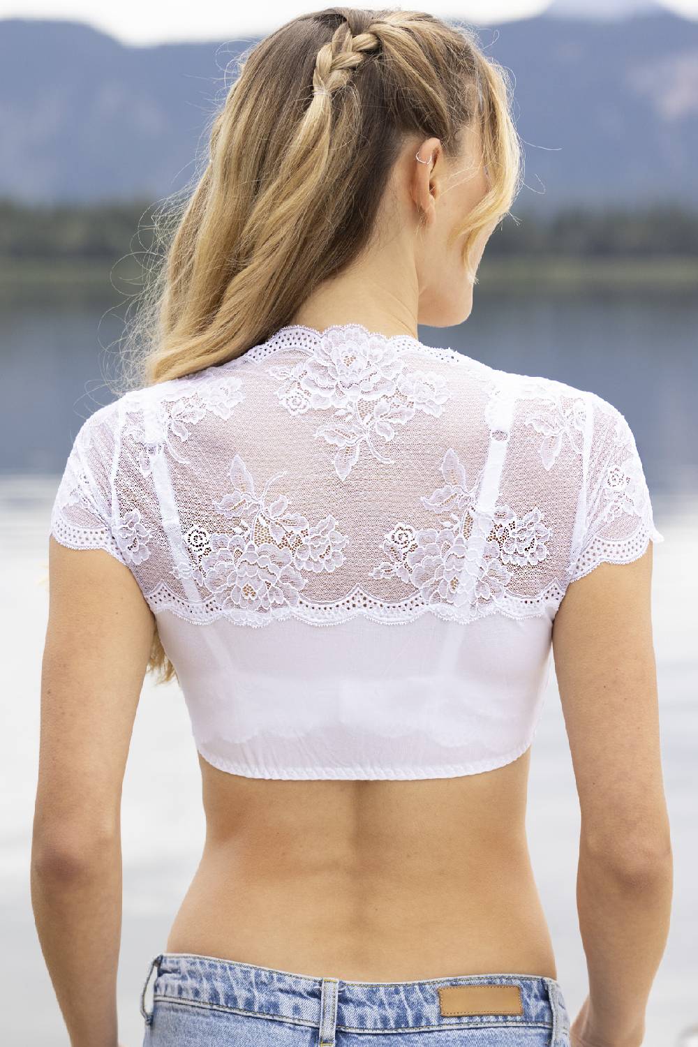 Nina Von C. Dirndl-Bluse Sybille, kurzarm Vierteljährliche Förderung