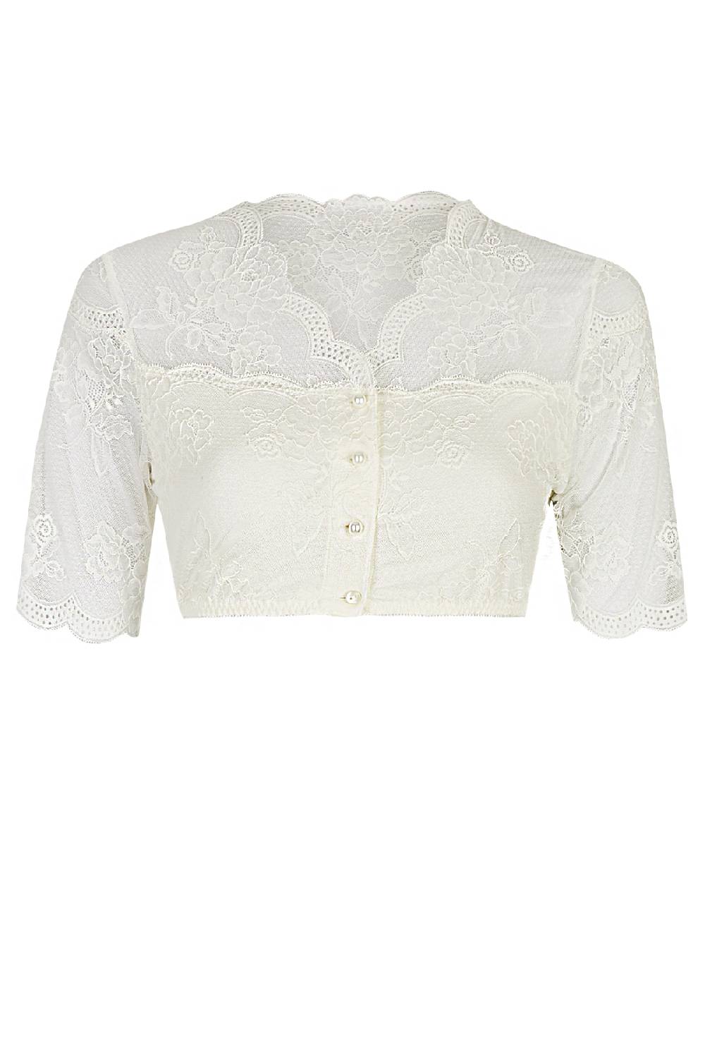 Nina Von C. Dirndl-Bluse Julia, halbarm Clearance-Verkauf