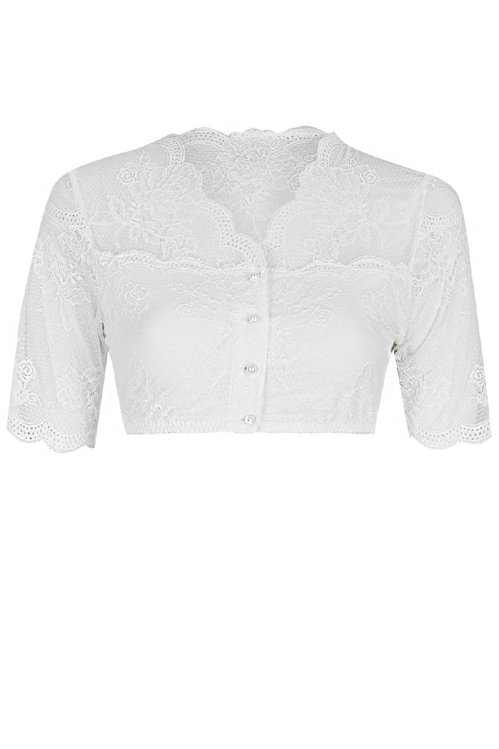 Nina Von C. Dirndl-Bluse Julia, halbarm Kostenloser Versand international