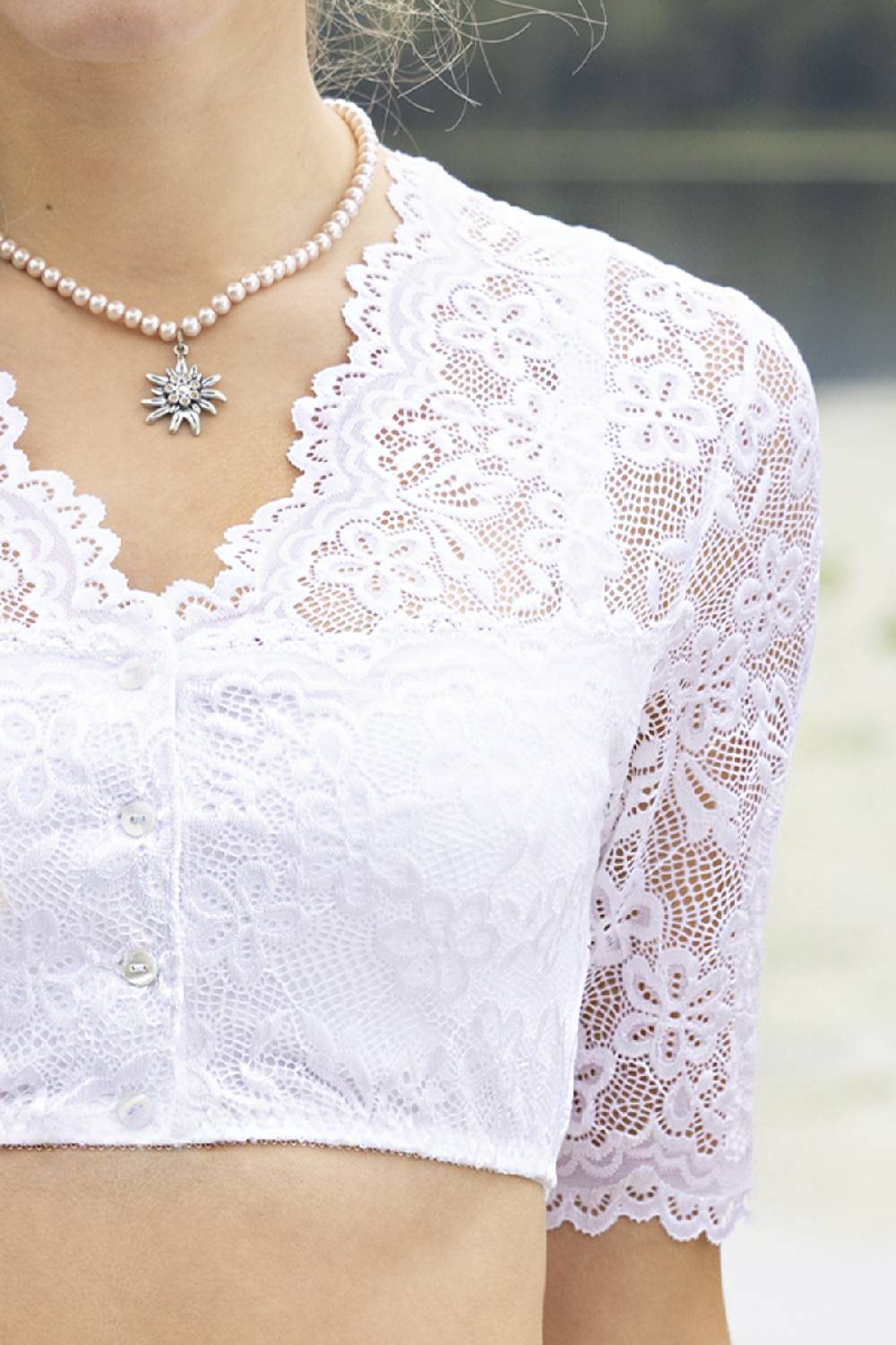 Nina Von C. Dirndl-Bluse Waltraud, halbarm Cyber Monday