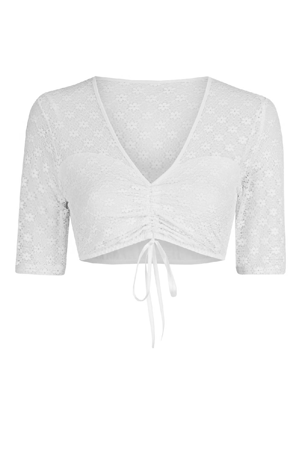 Nina Von C. Dirndl Bluse, halbarm Neueste Mode