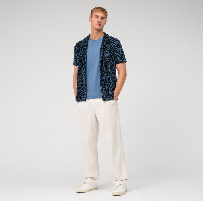 Oblymp Casual WirkT-Shirt, Rauchblau Vatertagsangebot