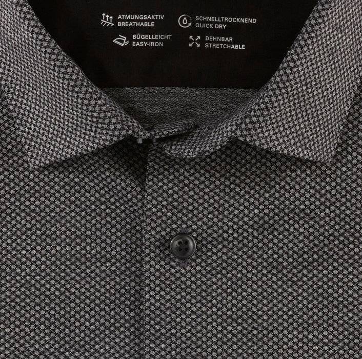 Oblymp Luxor 24/SevenBusinesshemd, modern fit, New Kent, Anthrazit Super Sparpreis