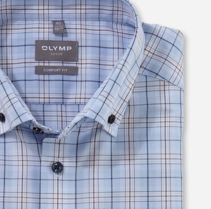 Oblymp Luxor, Businesshemd, comfort fit, Button-down, Bleu Bis zu 55% Rabatt