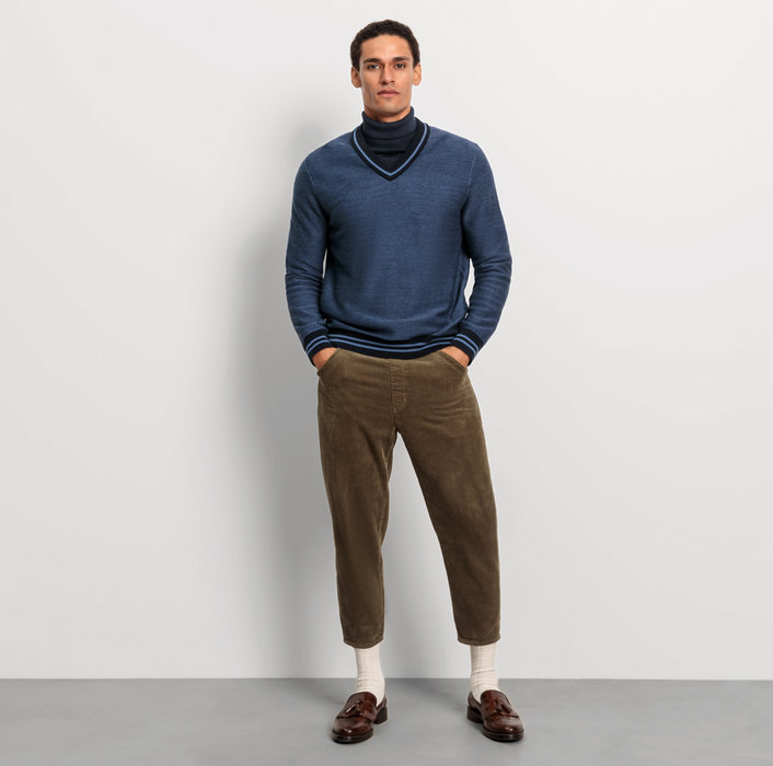 Oblymp Casual StrickPullover, Marine Super Rabatt